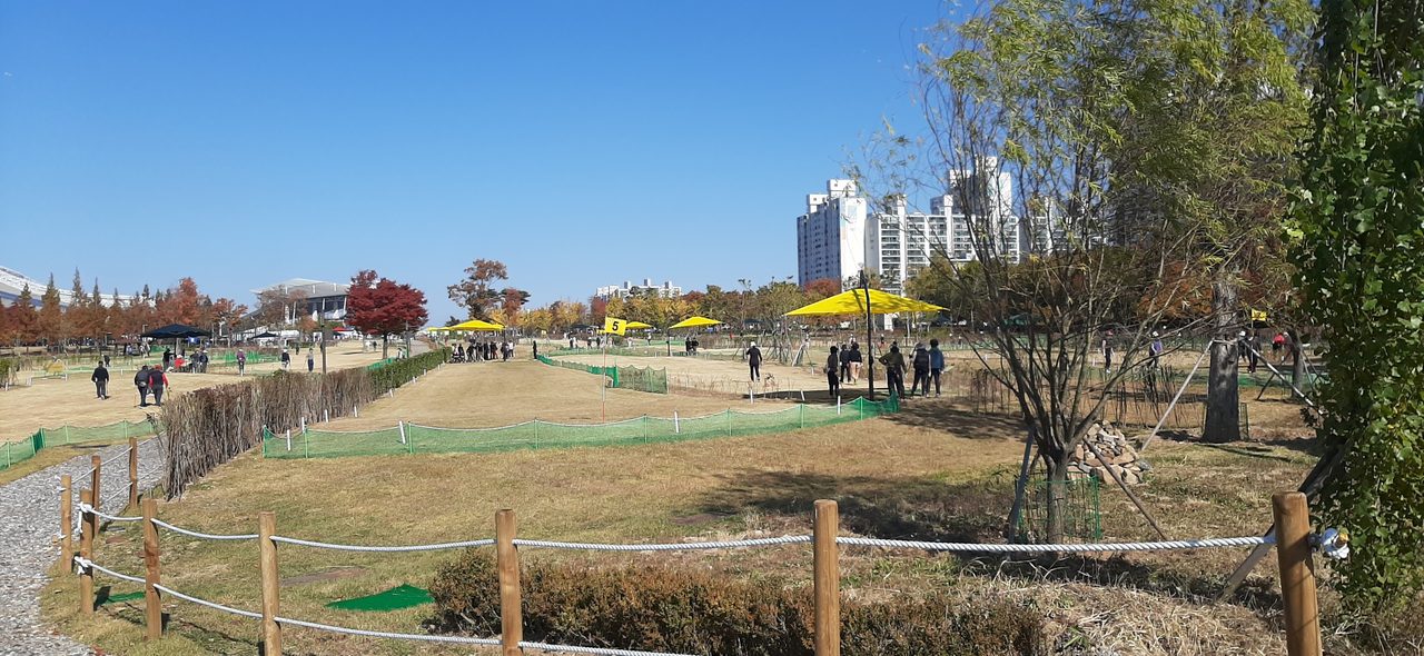 아시아드파크골프장 현장 사진