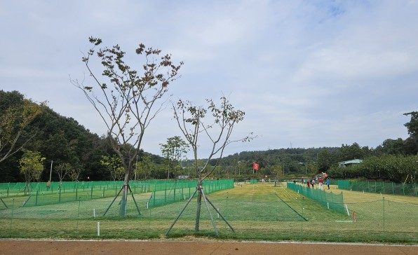 죽봉(정촌)파크골프장 현장 사진