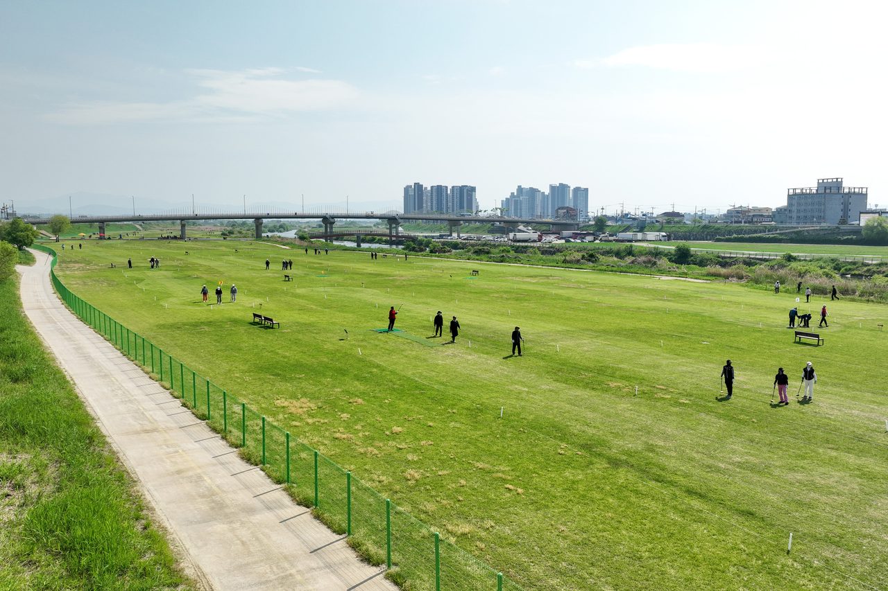 논산시파크골프장 현장 사진