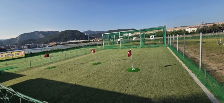 용원동 파크골프장 현장 사진