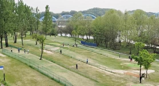 충주호 파크골프장 현장 사진