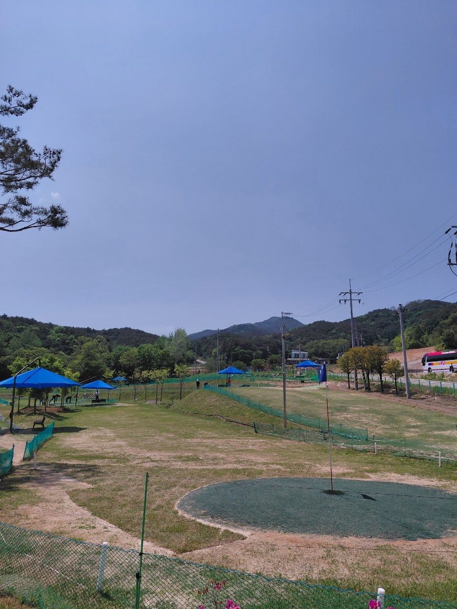 한반도섬 파크골프장 현장 사진