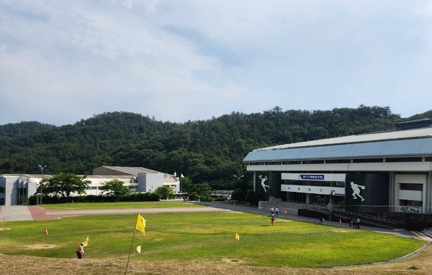 목포실내체육관 파크골프장 현장 사진