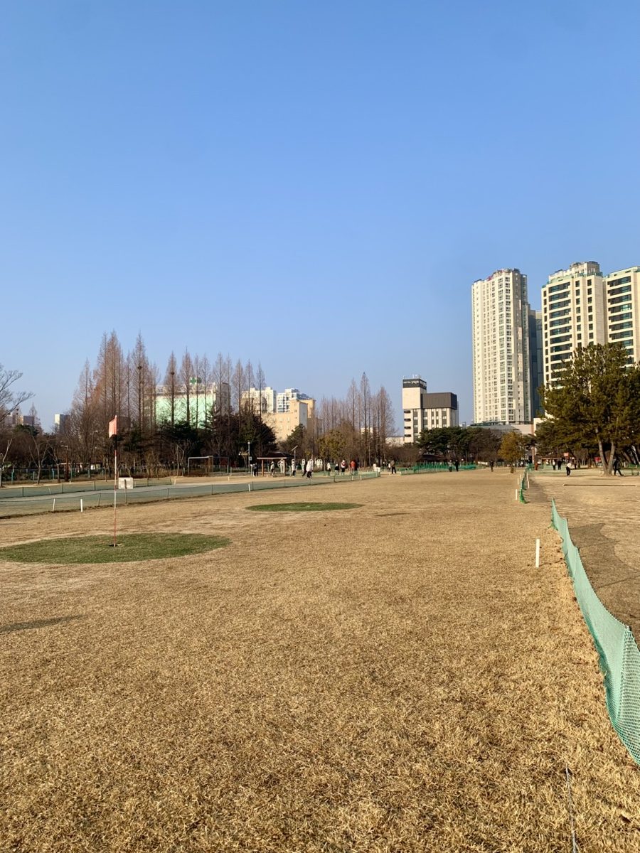 첨단체육공원파크골프장 현장 사진